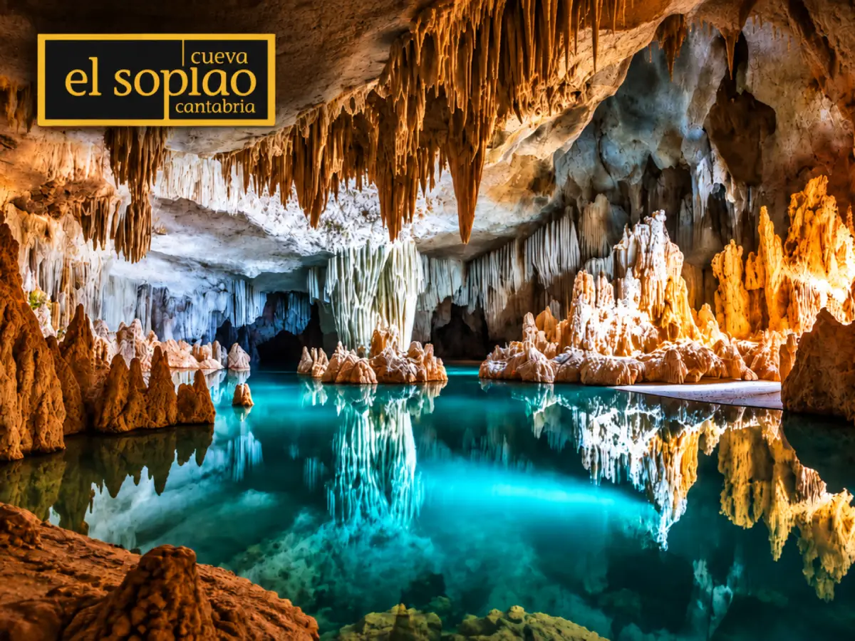 Cueva el Soplao en Cantabria